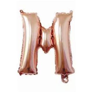 16 Inch Slim Gold Letter Aluminum Foil Balloon Bright Gold Wedding Decoration Film Balloon