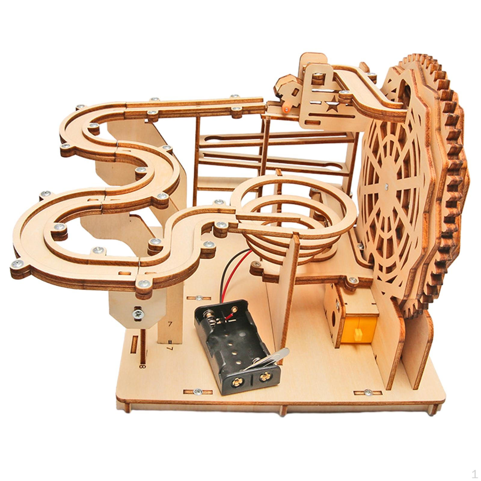 

DIY Marble Run Модель Строительные наборы 3D Деревянные головоломки Хобби Игрушка Ремесло Домашний декор Механический