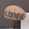 Fashion Autumn and Winter Small Face Big Head Circumference Beret Children Fashion Warm Painter Hat Versatile Newsboy Hat