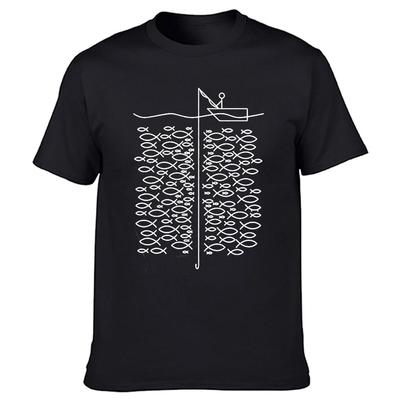 Lustige Fischer Angel T-Shirts Grafik Baumwolle Streetwear Kurzarm Opa Papa Vater Geburtstagsgeschenke Sommer Stil T-Shirt