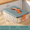 Large Dumpling Storage & Freezer Box with Handle and Egg Tray