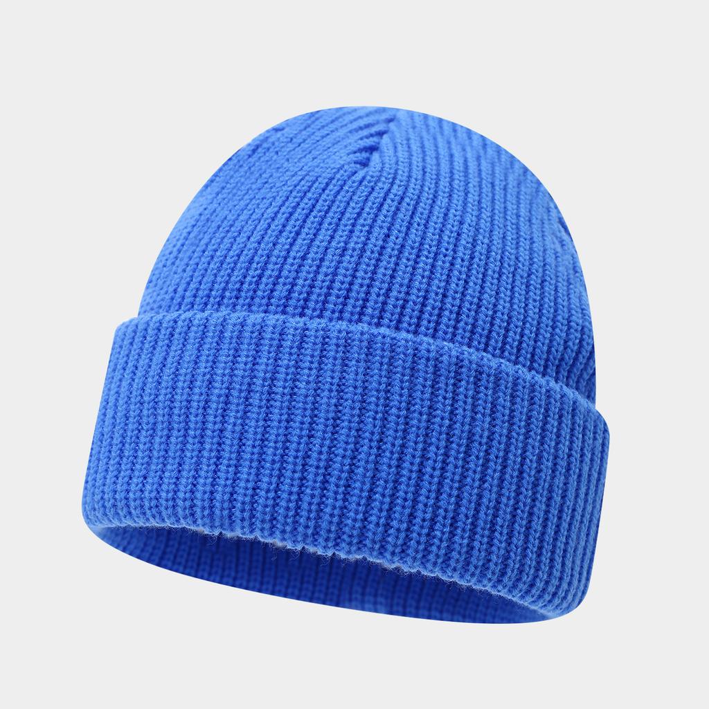 European and American Autumn & Winter Retro Dome Warm Short Knit Skull Cap - Thickened Beanie, Unisex Slouchy Hat