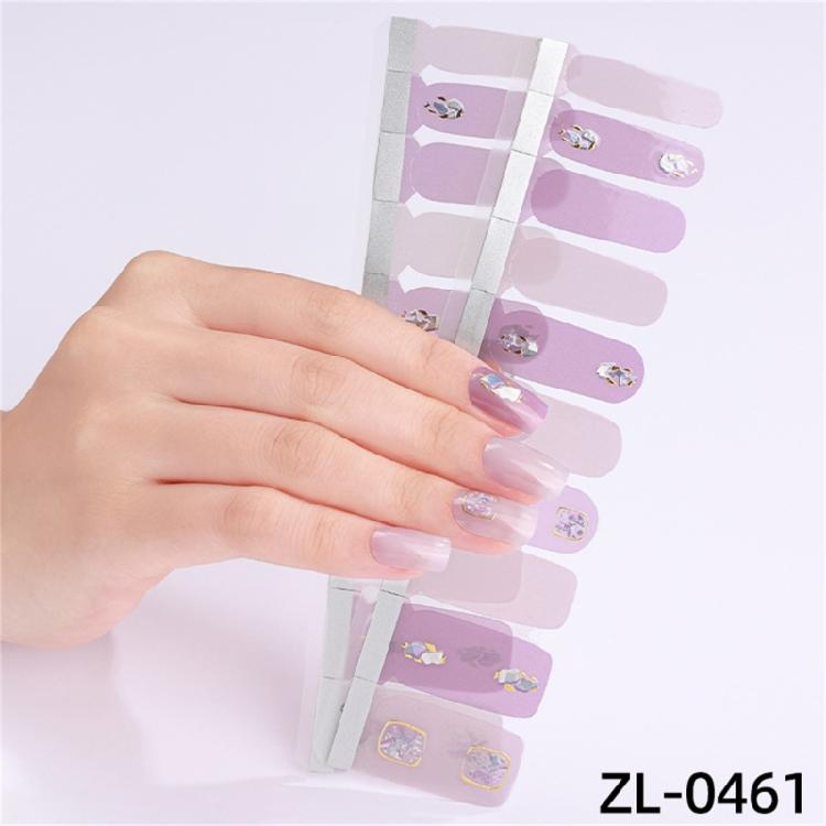 Gradient Nail Art Stickers Full Wrap Nail Stickers Self-Adhesive Nail Art Decals