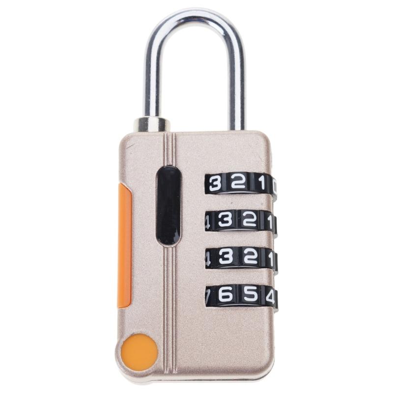 Weatherproof Padlocks 4 Digit Password Lock for Storage Unit Gym Locker Toolbox