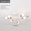 Modern Minimalist Nordic Branch Chandelier for Living Room, Dining Room, and Bedroom