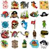 10 30 50Pcs Pirate Cartoon Stickers Graffiti Luggage Motorcycle Laptop Phone Car Waterproof Decoration Cool Kids Sticker Toys