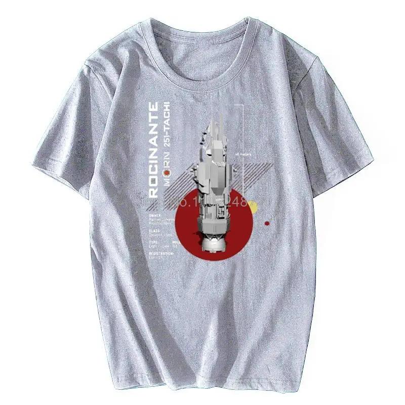 The Expanse Rocinante Ship T-Shirt Harajuku Hip Hop TEE Shirt For UnisexTshirt Oversize Streetwear Cotton T Shirt