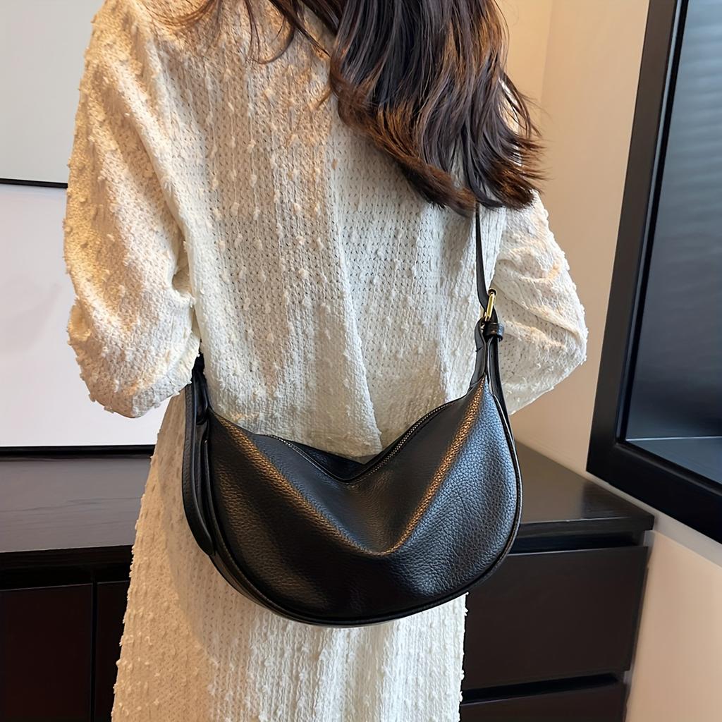 Luxury Women's Shoulder Bags PU Wallet Mobile Phe Dumpling Bag For Women Daily Commuting Crossbody Bag