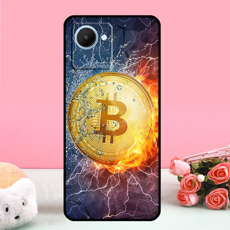 Bitcoin BTC For Realme 15 13 10 11 12 14 Pro Plus C55 C71 C75 C67 C63 C61 C53 C35 C65 GT6 GT7 Pro Case