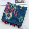 Women Summer Spain Brand Viscose Shawl Aztec Cashew Floral Tassel Scarf Wrap Pashminas Snood Bufandas Muslim Hijab 180*90cm