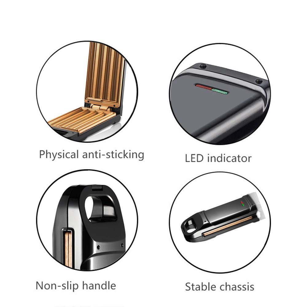 850W Electric Deep-fried Dough Sticks Machine Household Double Sided Heating Bread Machine Kitchen Food Processing Equipment