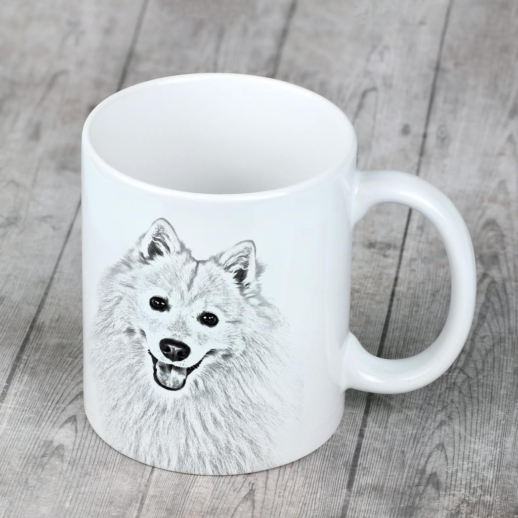 Japanese Spitz, Nihon Supittsu - Cup with a Dog, Cute Cup with Graphics, a Gift with Your Photo from the Art-Dog Brand