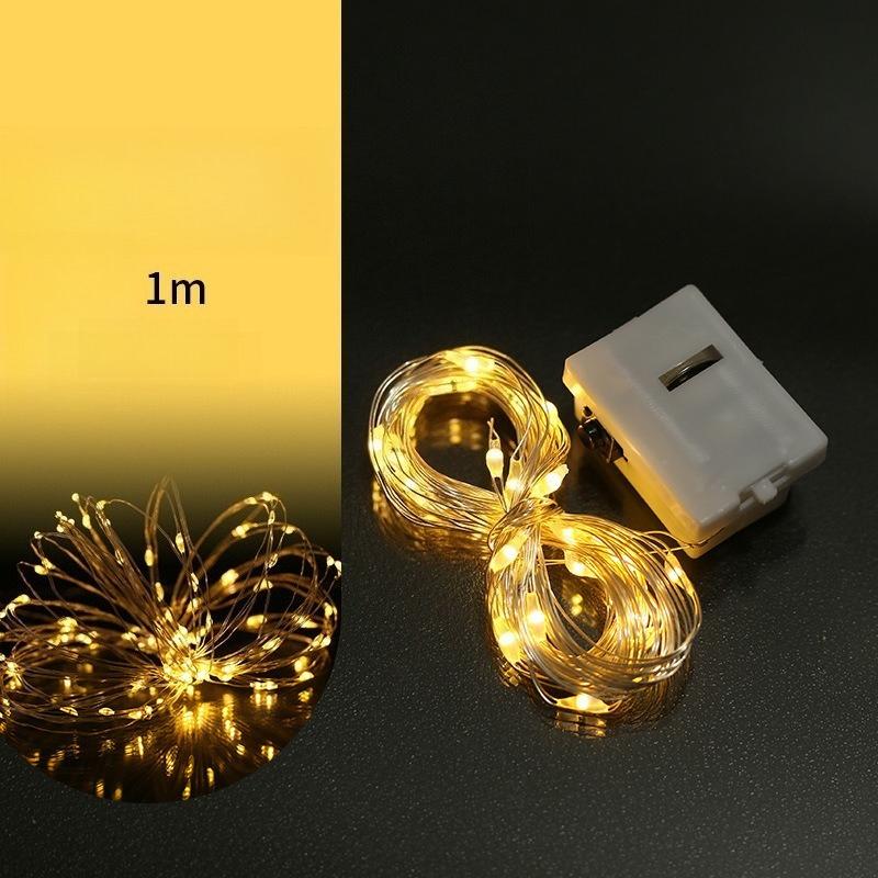 LED Light String, LED String Lights, LED String Lights, Flashing Fairy Lights For Cake, Bouquet, Gift Surprise Decor 1pc