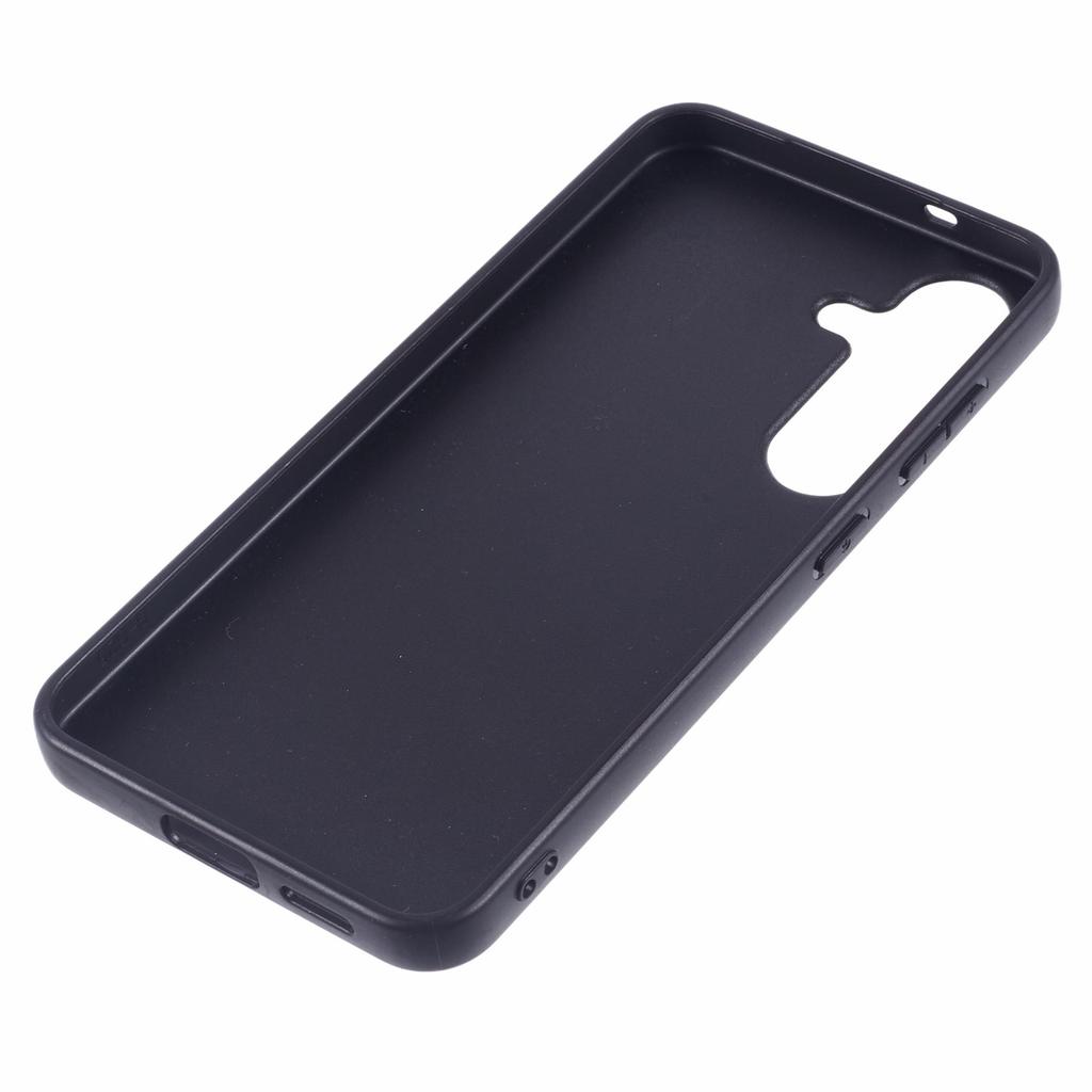 X-LEVEL For Samsung Galaxy S25 Phone Case Leather Coated PC TPU Back Cover with Metal Kickstand