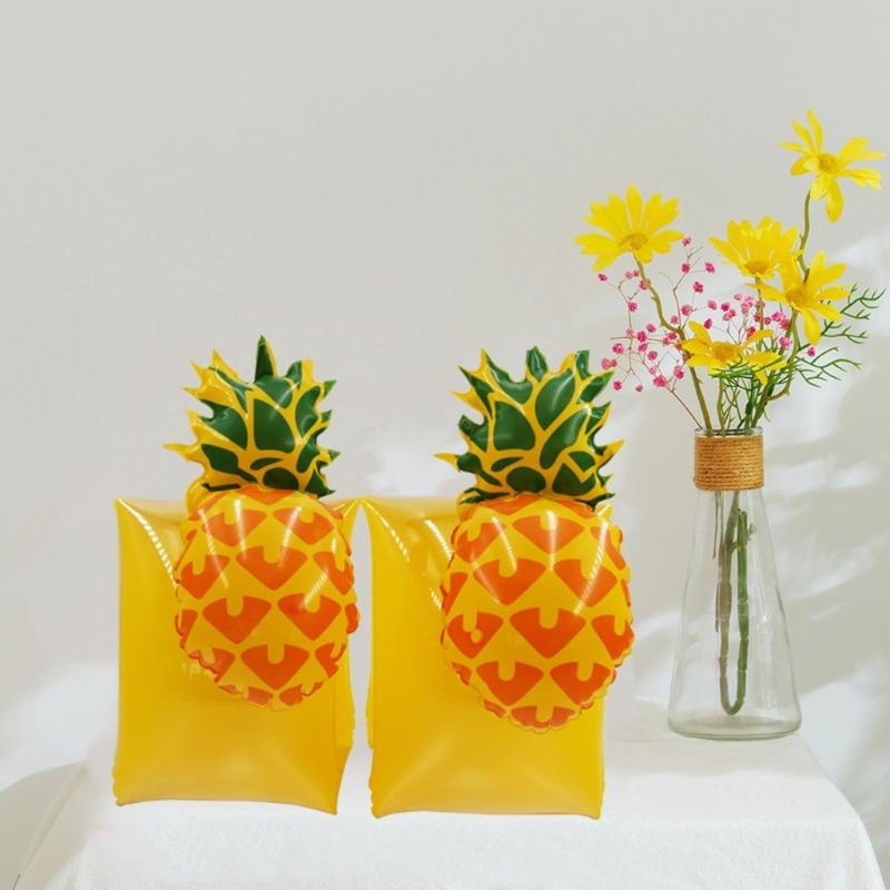 1 Pair Arm Floaties Arm Rings Swimming Inflatable Armbands Swim Float Arm Bands