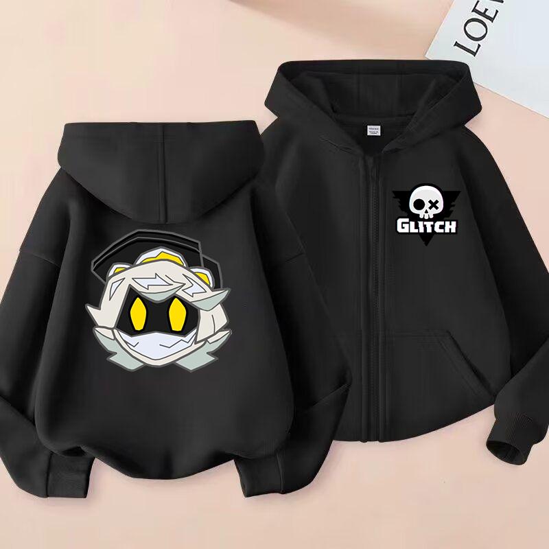 Murder Drones Printed Zip Up Outerwear Hoodie Children Clothes Kids Girls Boys Zipper Sweatshirt Baby Casual Tops Fashion Hoody