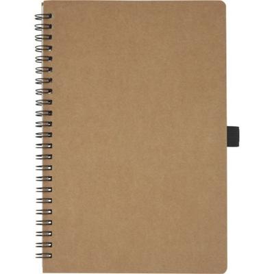 BULLET Cobble Stone-Papier-Notizbuch im A5-Format mit Spiralbindung