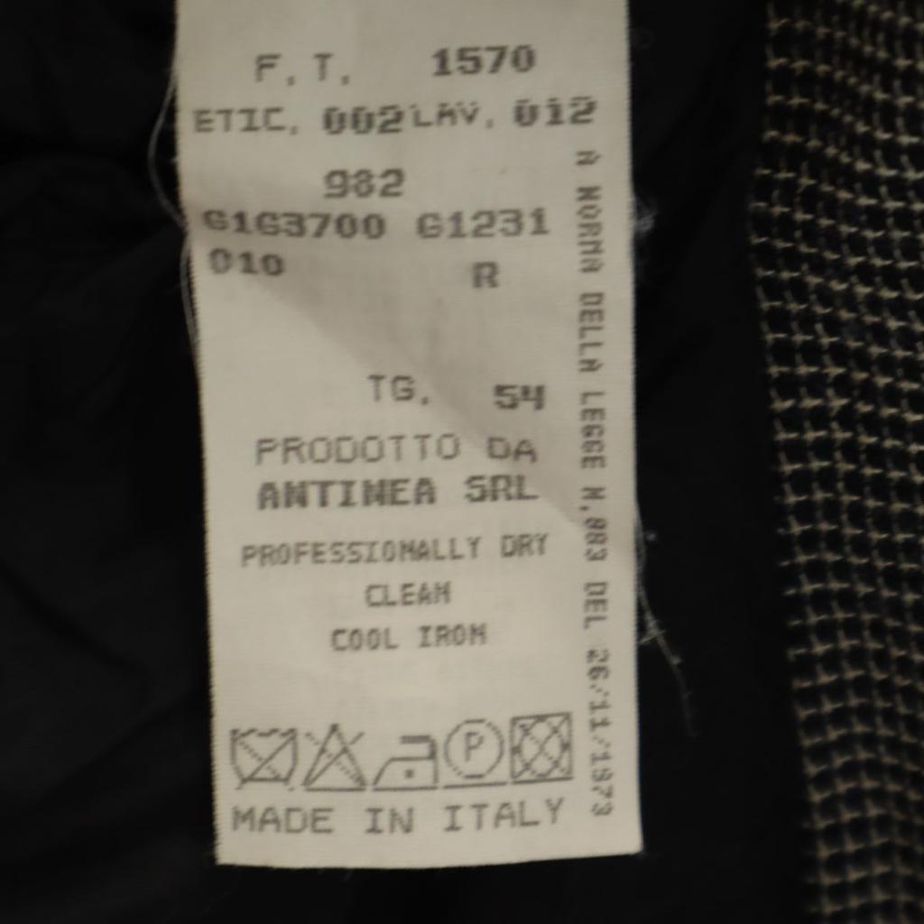 Emporio Armani 90s Made in Italy Old Overall handle tailored jacket 54 Men's Used