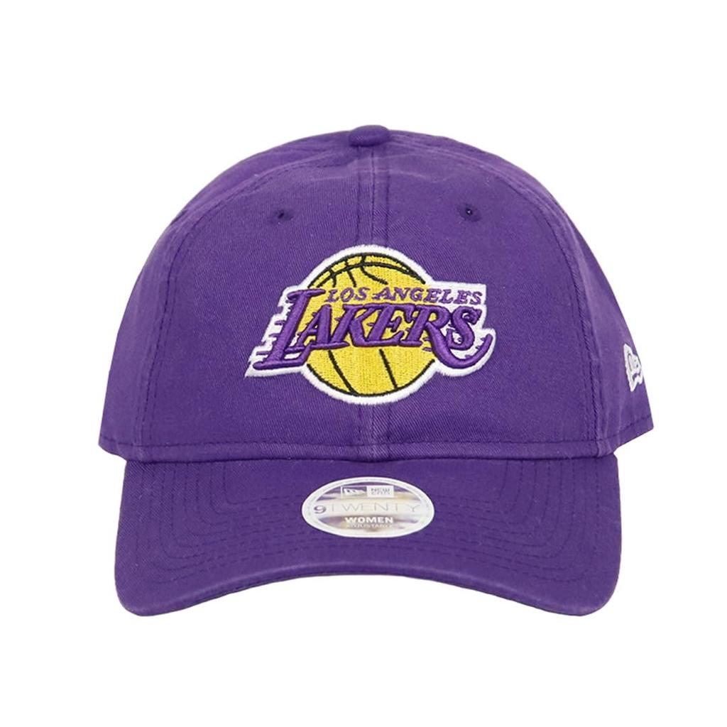 [New Era] 9TWENTY Women's NBA Cap NEWERA Low Cap Logo Basketball Brand Hat Golf Women's Los Angeles Lakers Purple [Used]