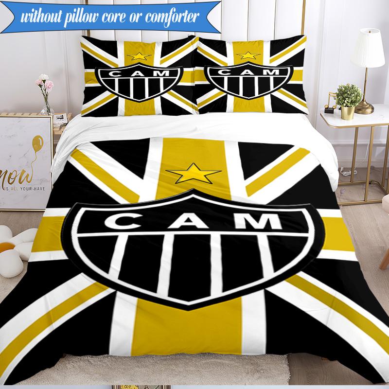 3PCS Love For Atlético Printed Soft Bedding Set,Including 1pc Duvet Cover And 2pcs Pillowcases Perfect for Bedroom, Dormitory, Fan Gift