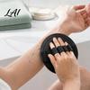 Exfoliating Tool for Elbows And Knees 2PCS Bath Glove with Strap Deep Cleansing TPR Shower Portable Travel Accessory Scrubber Soft Body Exfoliator