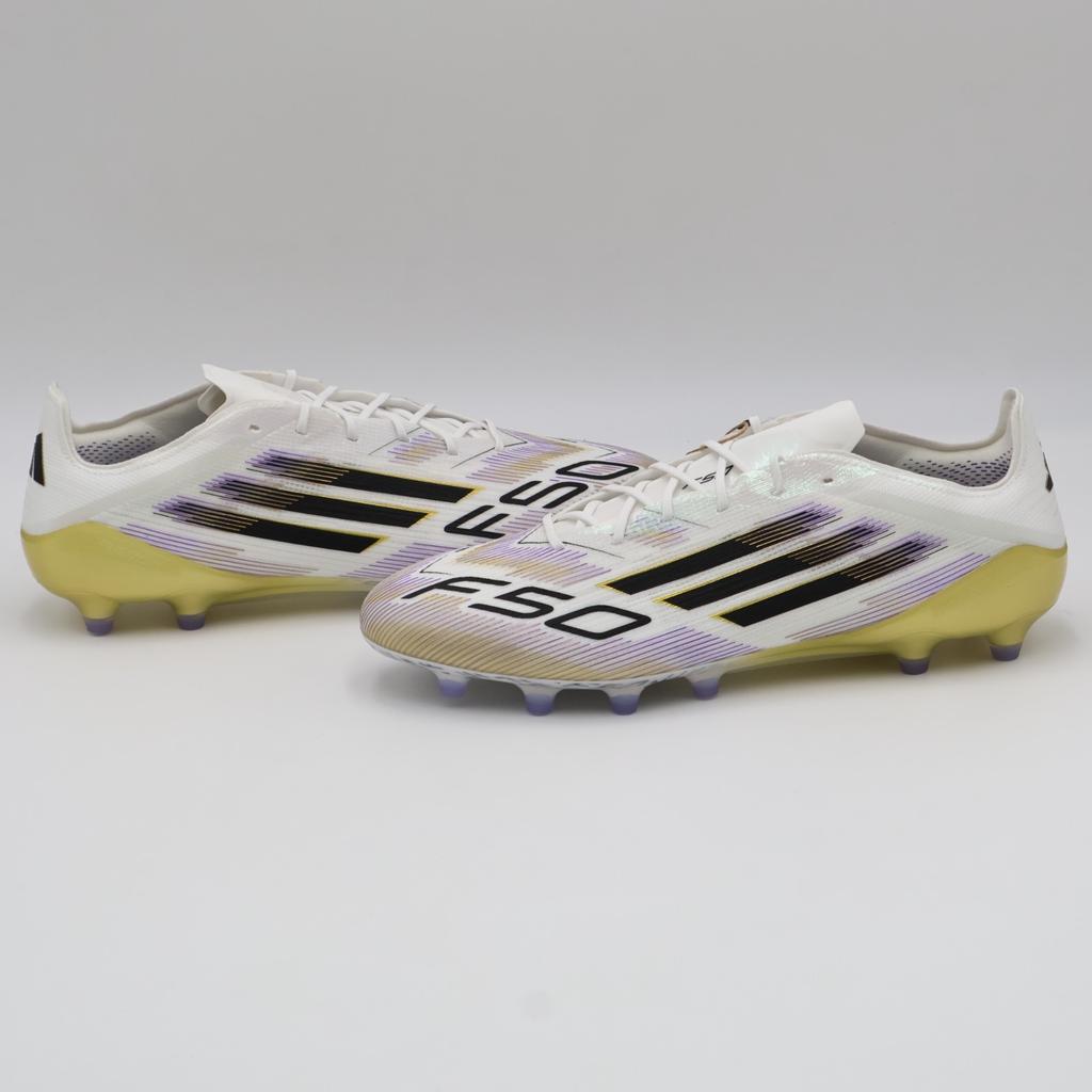 JR2119 adidas F50 Elite AG Cloud White Core Black Gold Metallic (Men's)