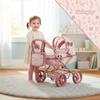 Doll Stroller - KINDERPLAY - KP0263A - Pink - Zipped Bag - Lower Basket