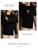 Korean Style Women's Retro Wool Sweater, Round Neck, Long and Thick for Autumn/Winter