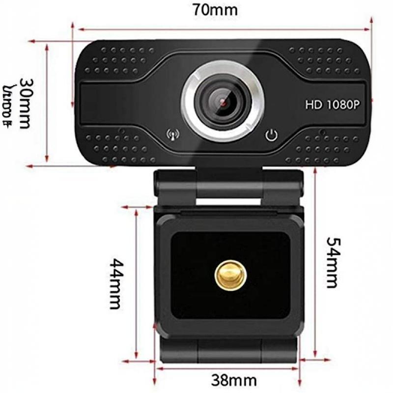 2026 Mini Webcam with HD Microphone Wide Angle USB Computer Camera for Small Room Live Streaming Meetings