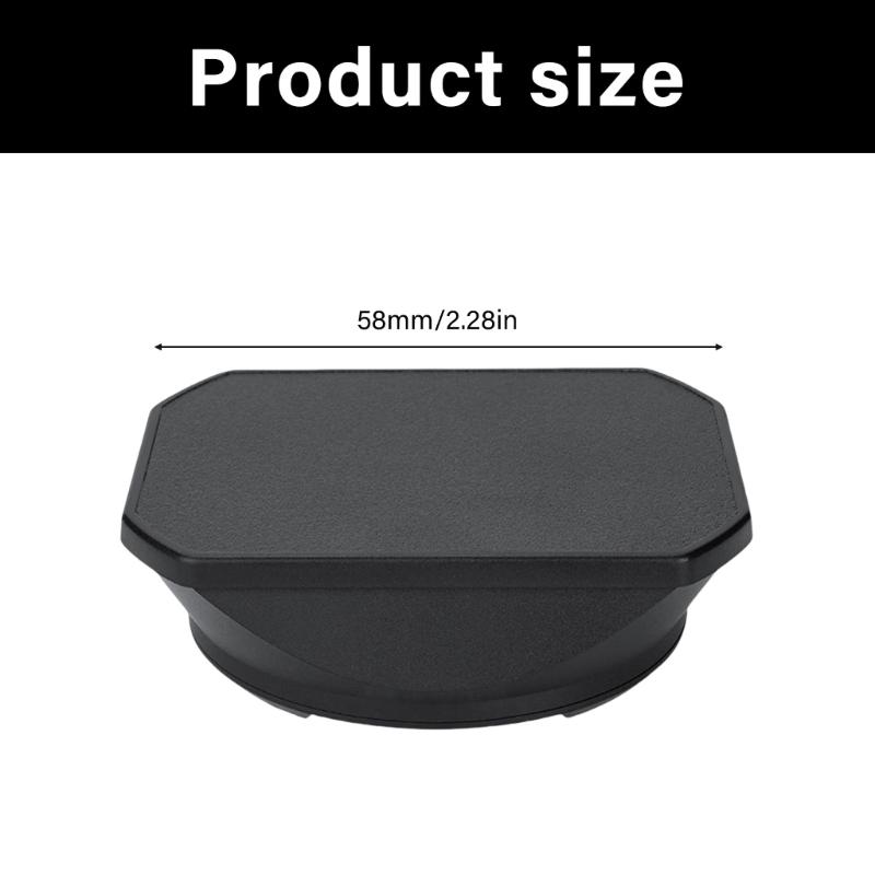 XF18-55 Lens Hood for 18-55mm F2.8-4 X-T30II X-T30II XT30II X-T4 X-T30 X-T20 Camera Square Lens Shade Replacement