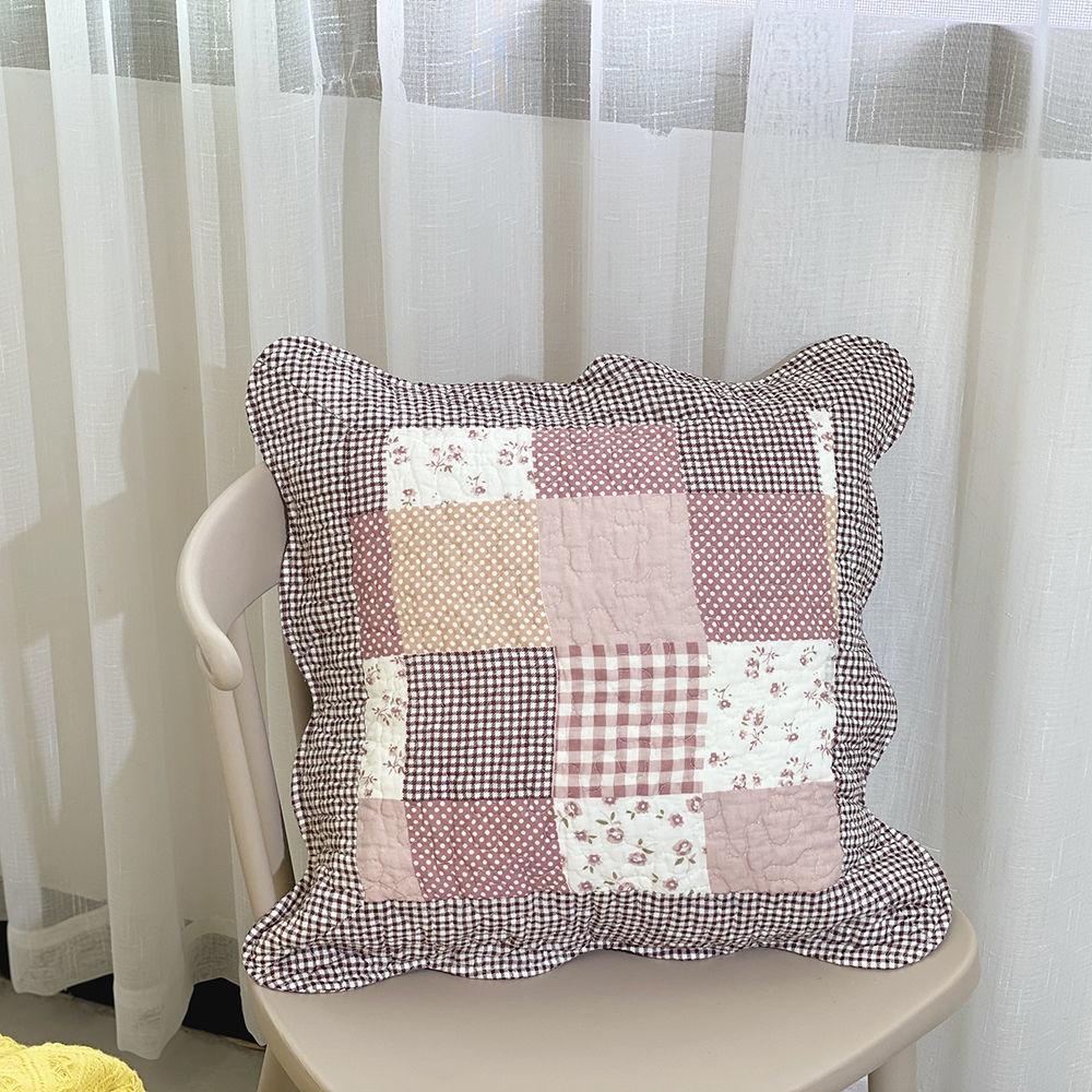 Case Pillow Square Print Vintage Design Sofa Bedroom Comfortable Home Textile 4545cm Ulzzang Sweet Popular Daily Decorative Ins