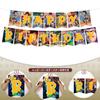 Toy Story Birthday Decorations: Toy Story Balloons, Tablecloth, Hanging Swirls, Birthday Decorations, Balloon Set, Happy Birthday Garland, Aluminum