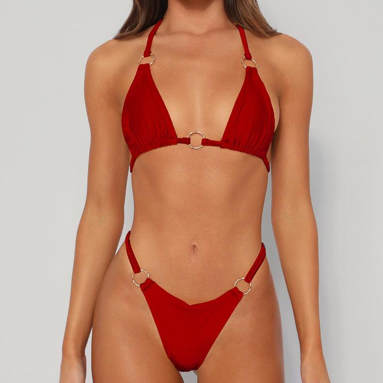 Nouveau bikini deux pièces bikini sexy maillot de bain femme