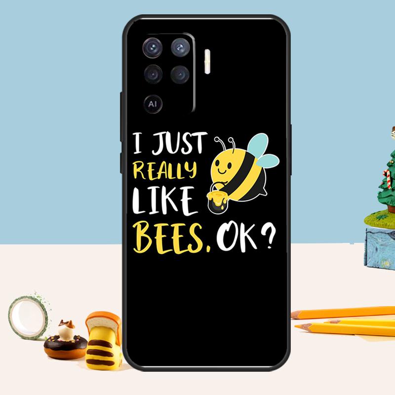 

Honeycomb Honey Bee Case For Oppo A5 A6 Pro A15 A16 A76 A96 A17 A57 A98 A58 A78 A18 A38 A54 A74 A94 A40 A60 A80 OPPO A58 4G