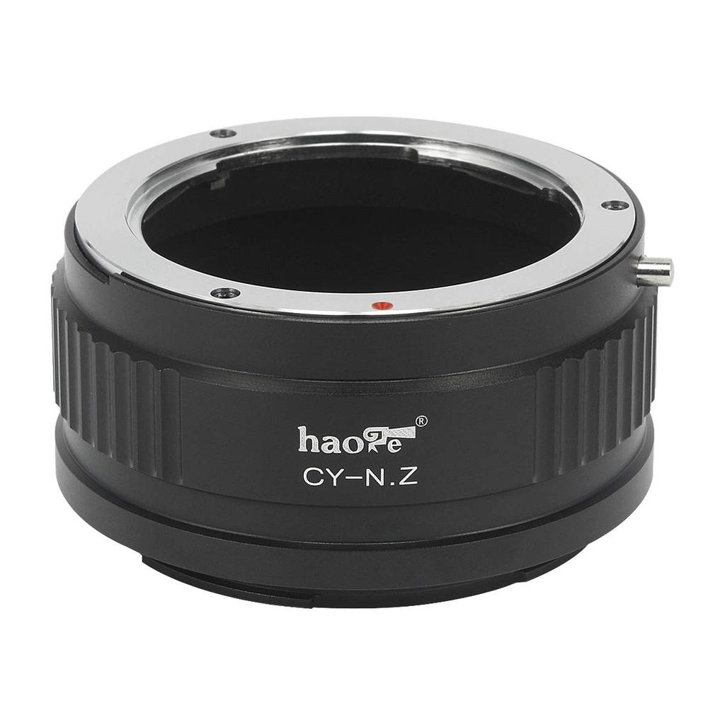 Haoge Manual Lens Mount Adapter for CY Mount Lens to Nikon Z Mount Cameras Contax/Yashica C/Y (Z6, Z7, etc.)