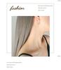 Hong Kong Style Pearl Clip Earrings: Fashionable & Versatile Autumn/Winter Accessory for Women