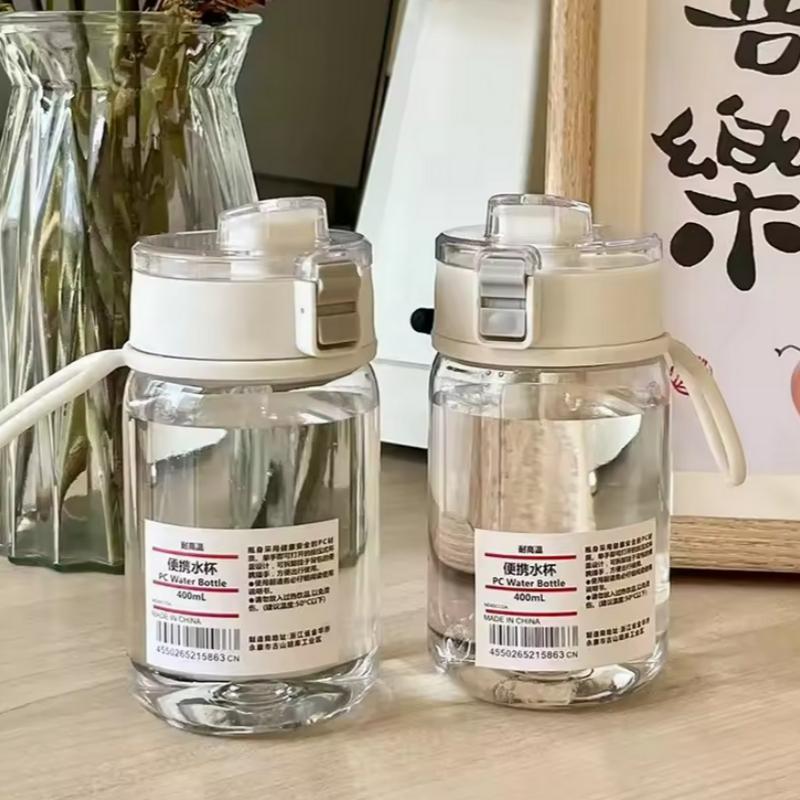 Prenosná Priehľadná Kawaii Fľaša na Vodu Športový Pohár na Vodu Plastový Praktický Pohár Vonkajšie Cestovanie Kancelária Základná Fľaša na Vodu ]Pohár