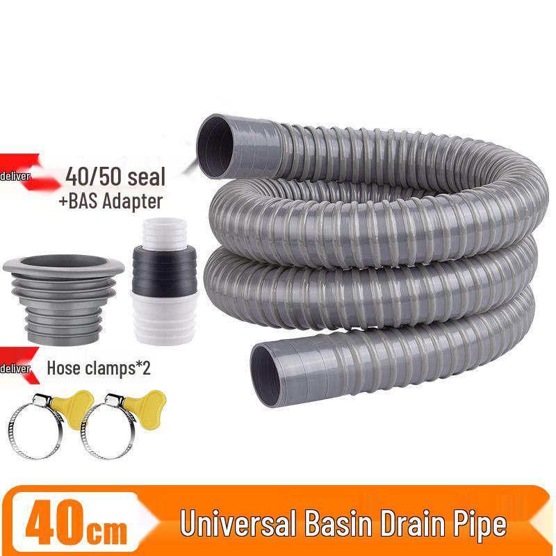 Anti-Odor Sink Drain Extension Pipe for Washbasin and Countertop Basins