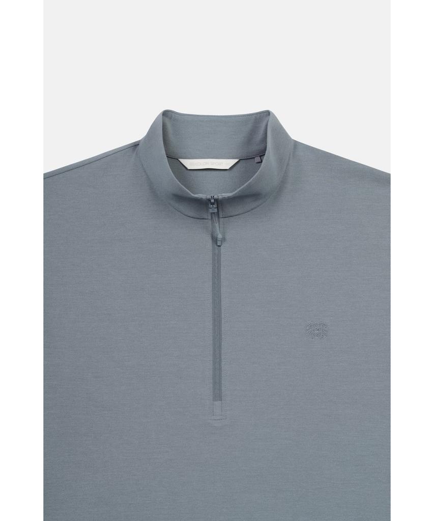 Koolongseupocheu Men'S Soft Feel Zip-Up Short Sleeve T-Shirt Jwtcm26271Bgy