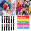 Hair Chalk Comb 6 Colors Washable Instant Hair Dye Comb Halloween Christmas Cosplay Party Disposable Temporary Hair Coloring Comb