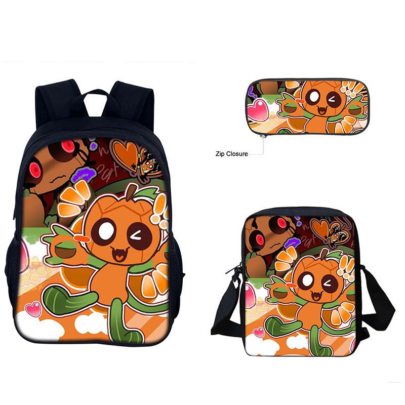 Dandys World Gourdy Childrens Backpack Pack With Cartoon Print And Waterresistant Material For Students