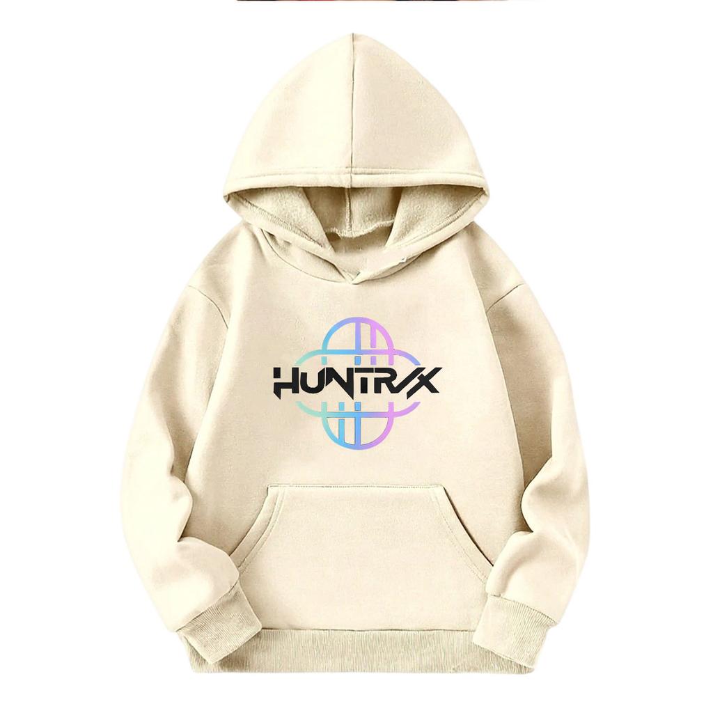 Dětská mikina s kapucí Chlapecká a dívčí módní potištěná mikina s dlouhým rukávem