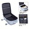 Sac à Dos de Voyage Grande Capacité avec Compartiment à Chaussures Dacron Léger Sac à Dos Quotidien pour Ordinateur Portable avec Port de Charge Mode Voyage Commu