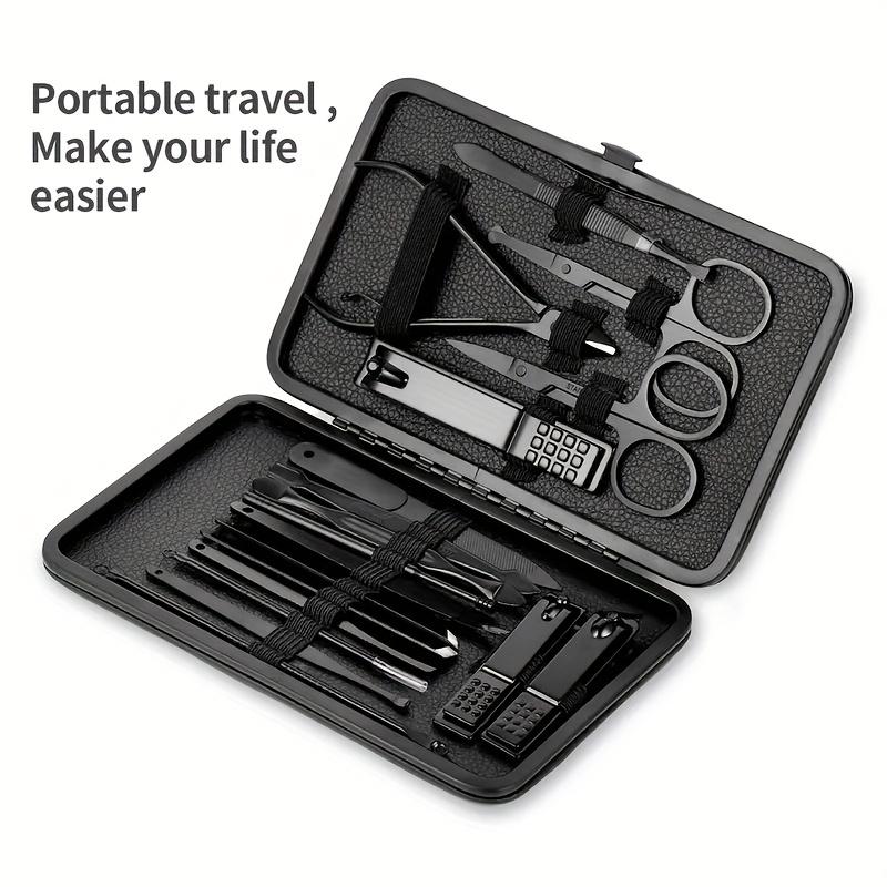 7/10/16/18 Nail Retouching Kit: Professional Manicure And Pedicure Tools, Modern Design, Travel Portable Set, Safe Nail Care
