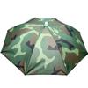 Foldable Head Anti-UV Outdoor Umbrella Hat Anti-Rain Fishing Caps Portable Travel Hiking Beach Fish Tackle Rain Gear