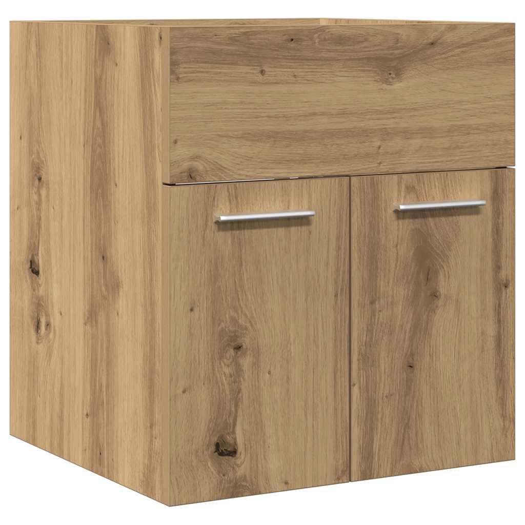 Vidaxl Waschbeckenunterschrank, Artisan-Eiche, 41x38,5x46 cm