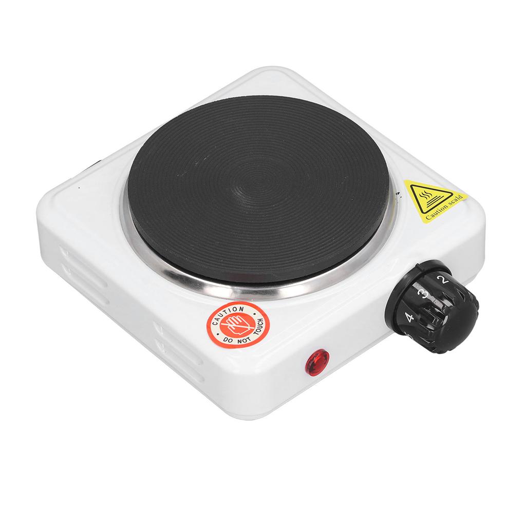 Mini Electric Stove 500W Multifunctional Adjustable Temperature Small Hot Plate Kitchen Countertop Heater for Milk