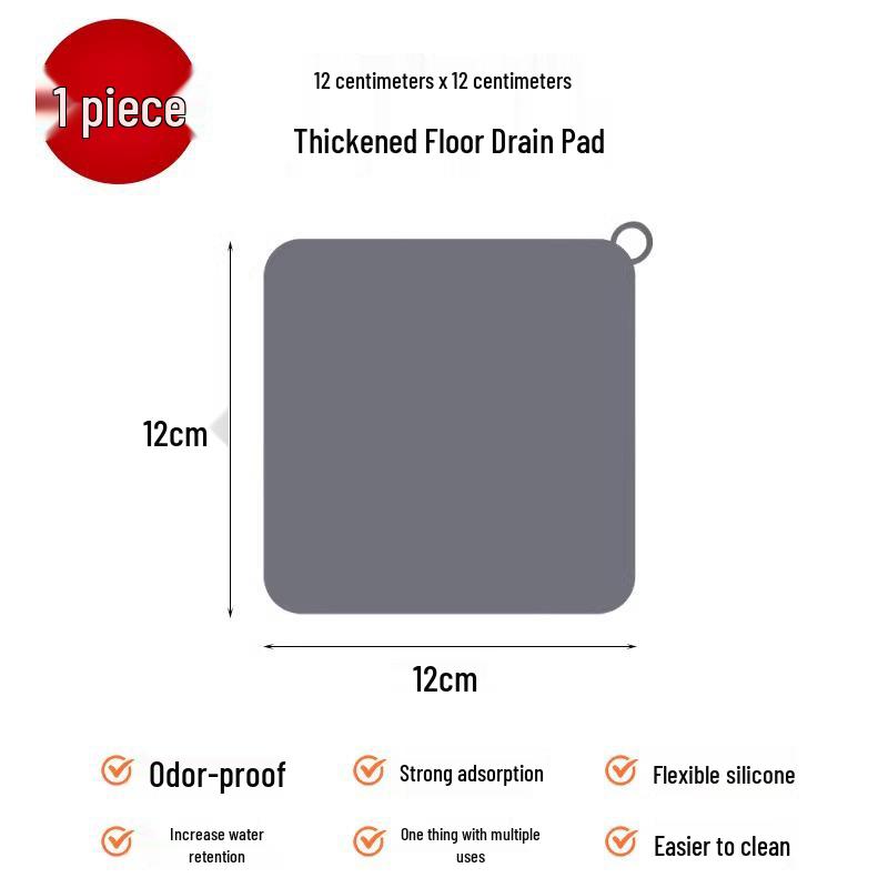 

Silicone Floor Drain Odor Blocker: Anti-Backflow Kitchen & Bathroom Seal Cover