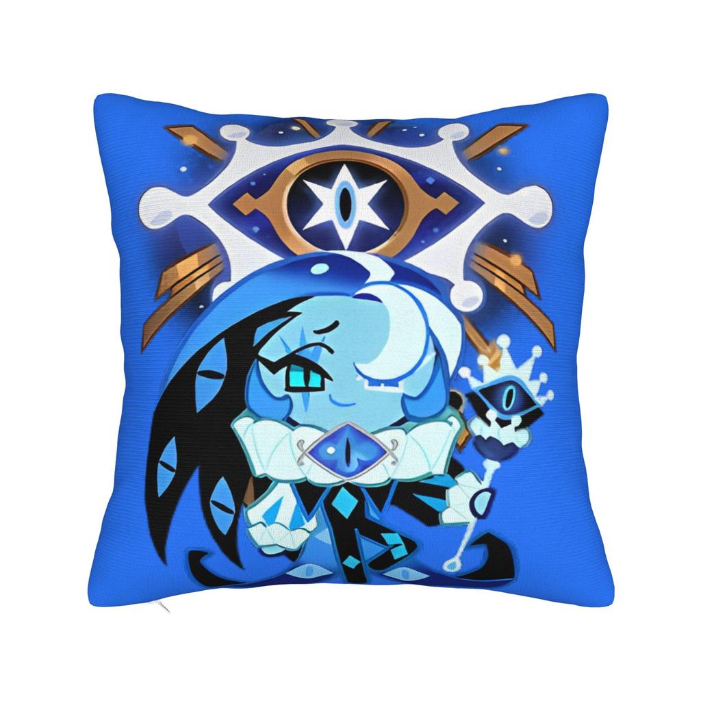 Shadow Milk Cookie Run Kingdom Square Pillow Covers Seat Cute Cartoon Anime Cushion Case Home Decoration Pillow Cover 45*45
