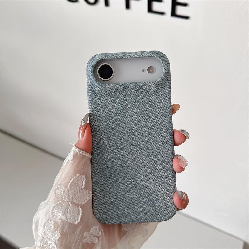 Premium Denim iPhone 14/13 Pro Max Drop-proof Semi-wrapped Case